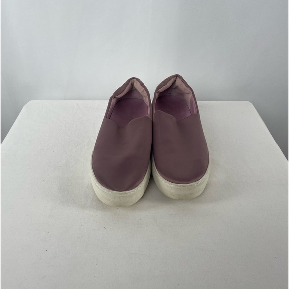 J/Slides NYC Satin Slip On Platform Sneaker in Pink Size 9 - Picture 3 of 7